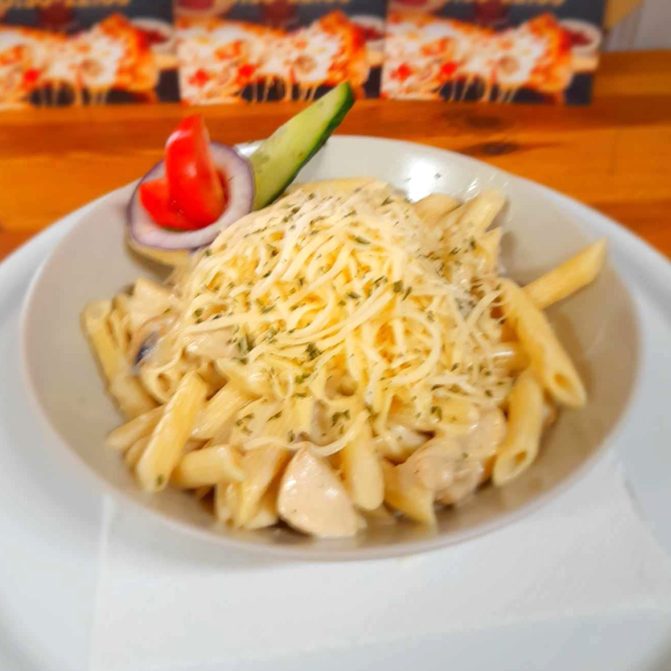 Csirkés penne