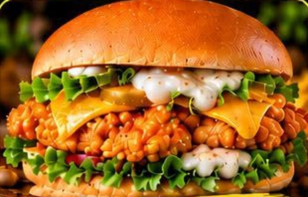 Csirkés burger