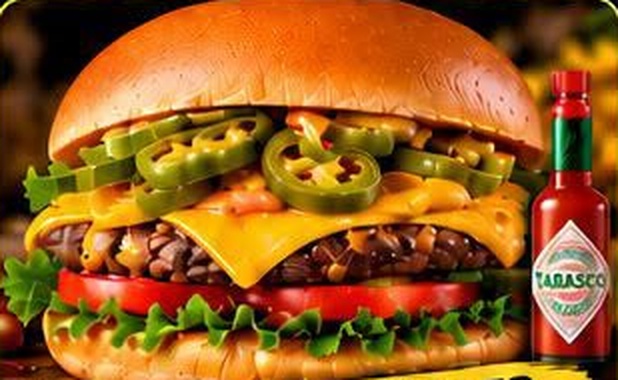 Jalapeno burger
